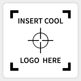 Insert Cool Logo Here Sticker